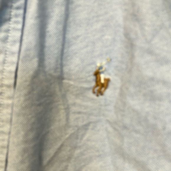 Ralph Lauren Blue button down Shirt - Picture 2 of 4